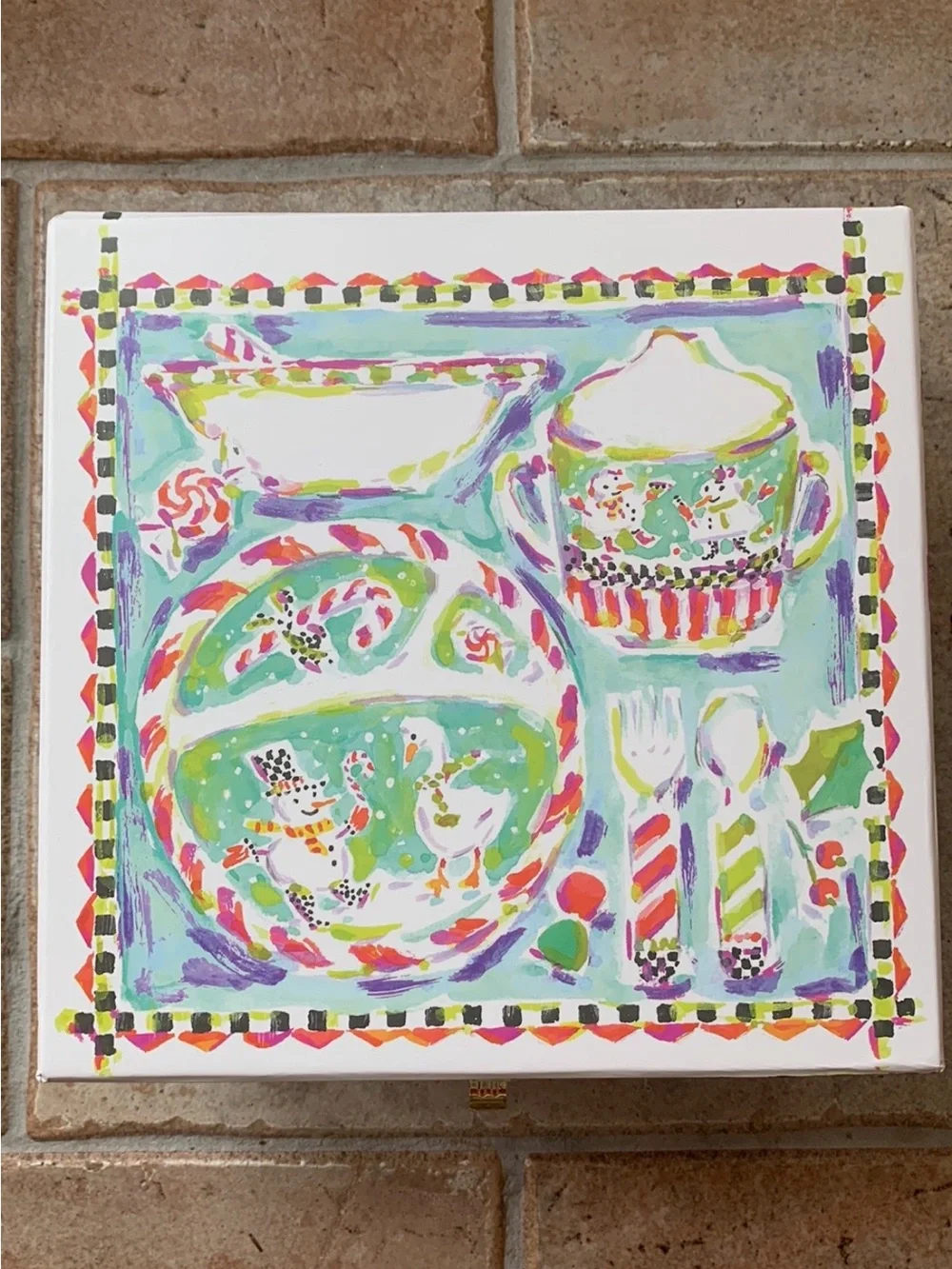 Mackenzie-Childs NIB 5 Piece Toddler Holiday 